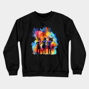 Cheerleading Rainbow Crewneck Sweatshirt